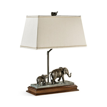 The elephant table lamp (Left)