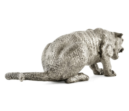 Antique White Brass Panther
