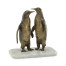 Anitque Dark Bronze Penguins