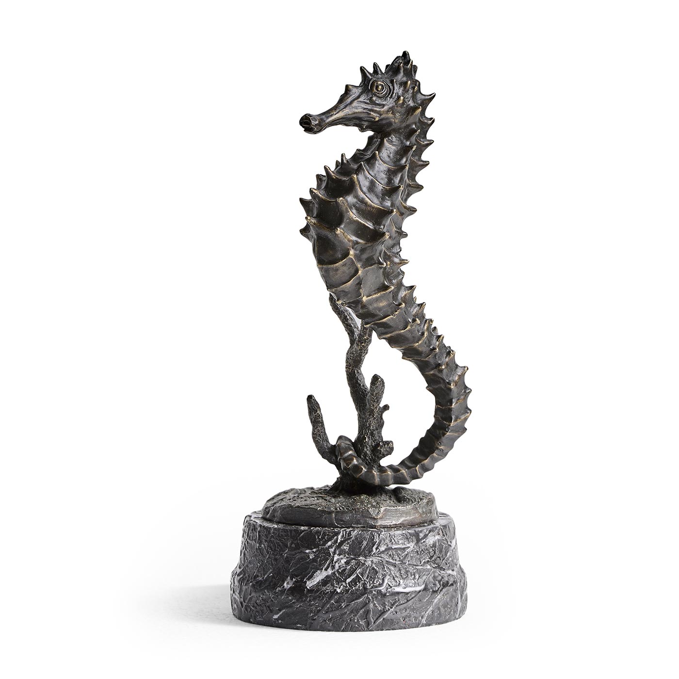 Antique Dark Bronze Seashorse