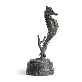 Antique Dark Bronze Seashorse