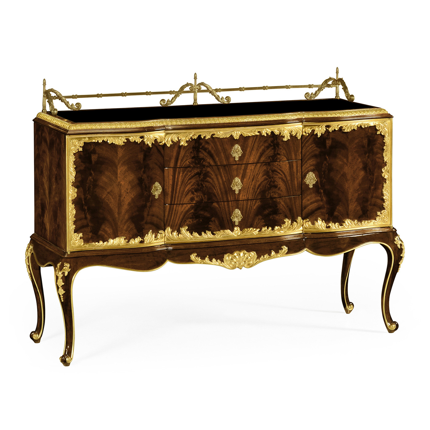 Mahogany & Gilded Sideboard