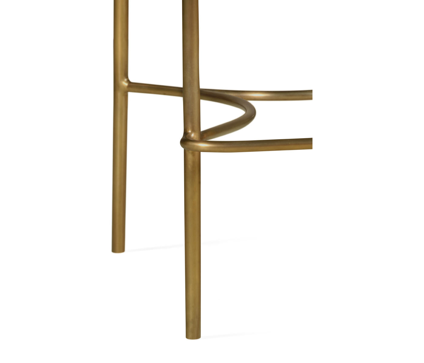 Contemporary Crotch Walnut Bar Stool