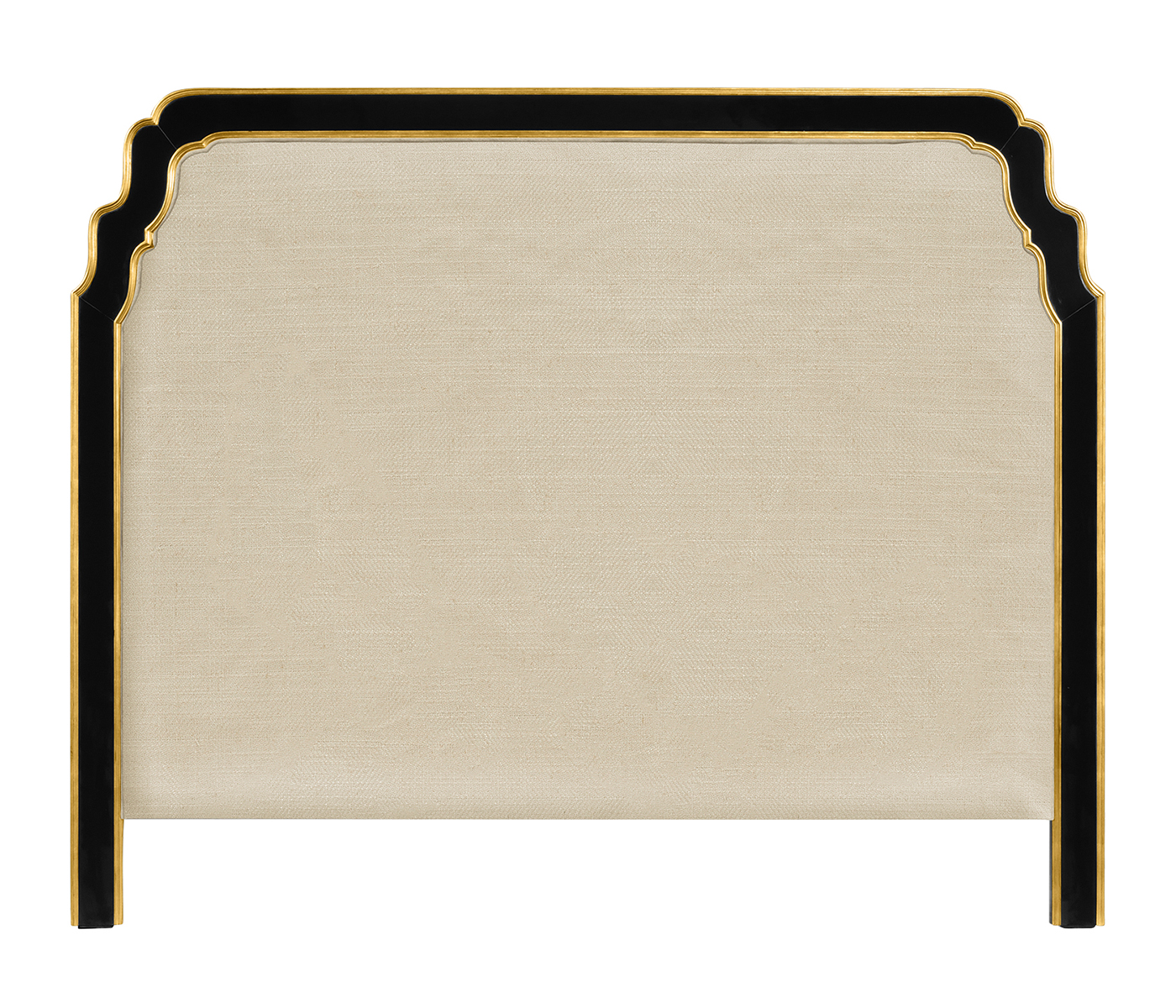 Black & Gilded Cali King Headboard