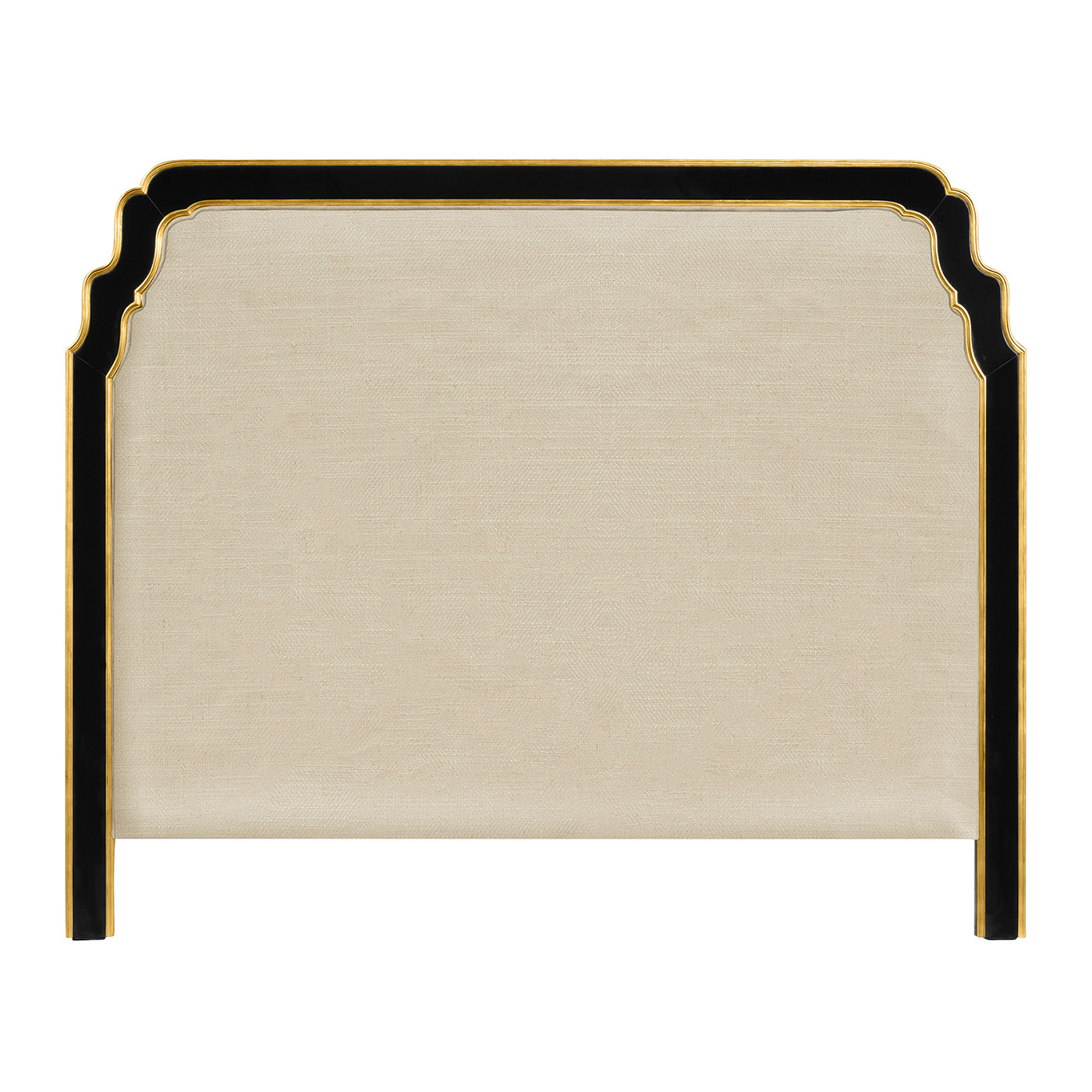 Black & Gilded Cali King Headboard