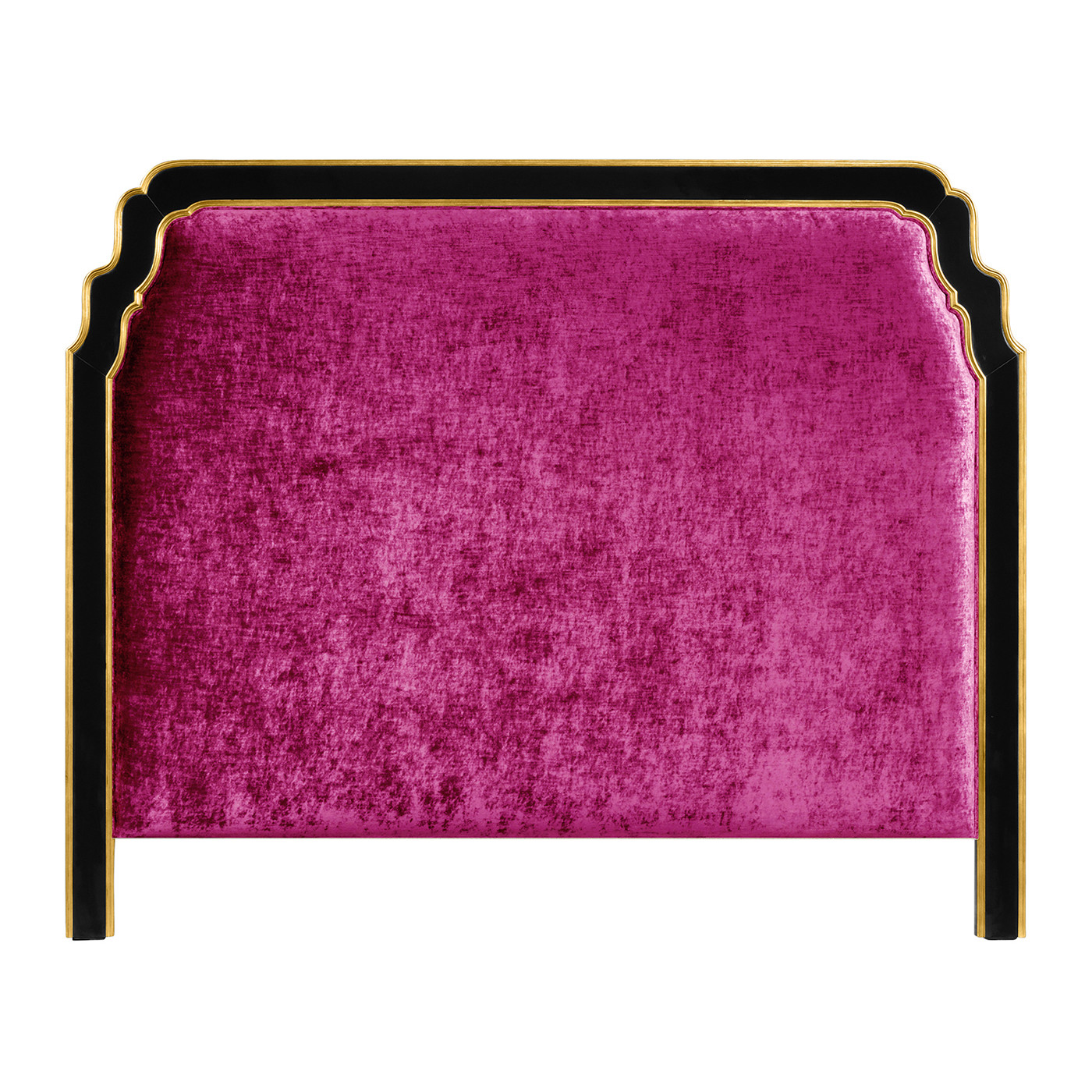 Black & Gilded Cali King Headboard