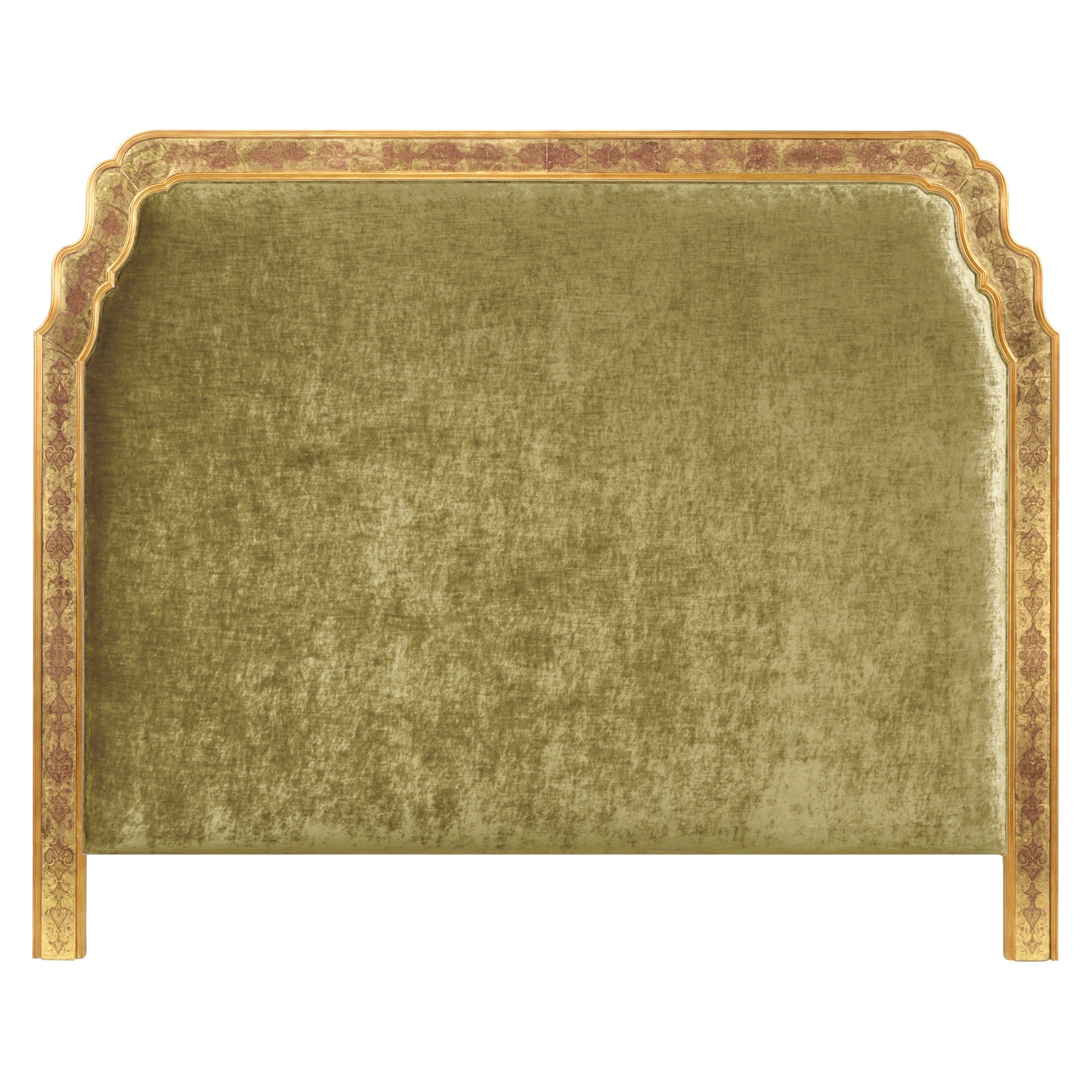 Gilded & Églomisé Cali King Headboard