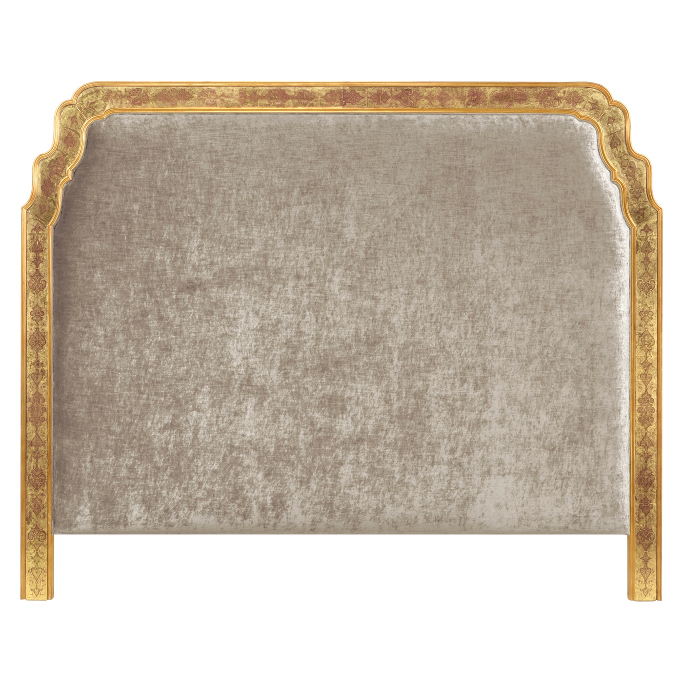 Gilded & Églomisé Cali King Headboard