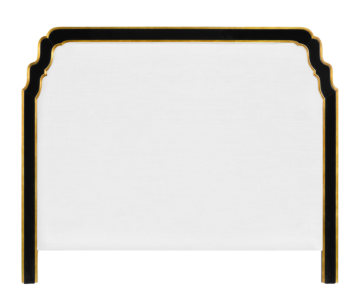 Black & Gilded UK Queen Headboard