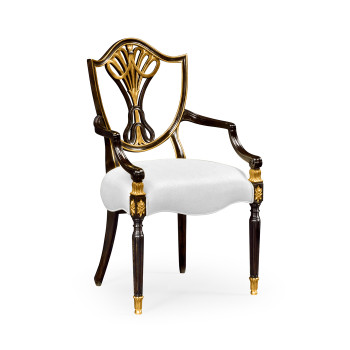 Kensington Shield Back Arm Chair