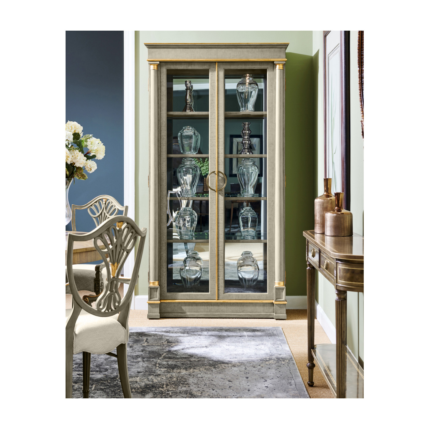 Kensington Shield Back Arm Chair