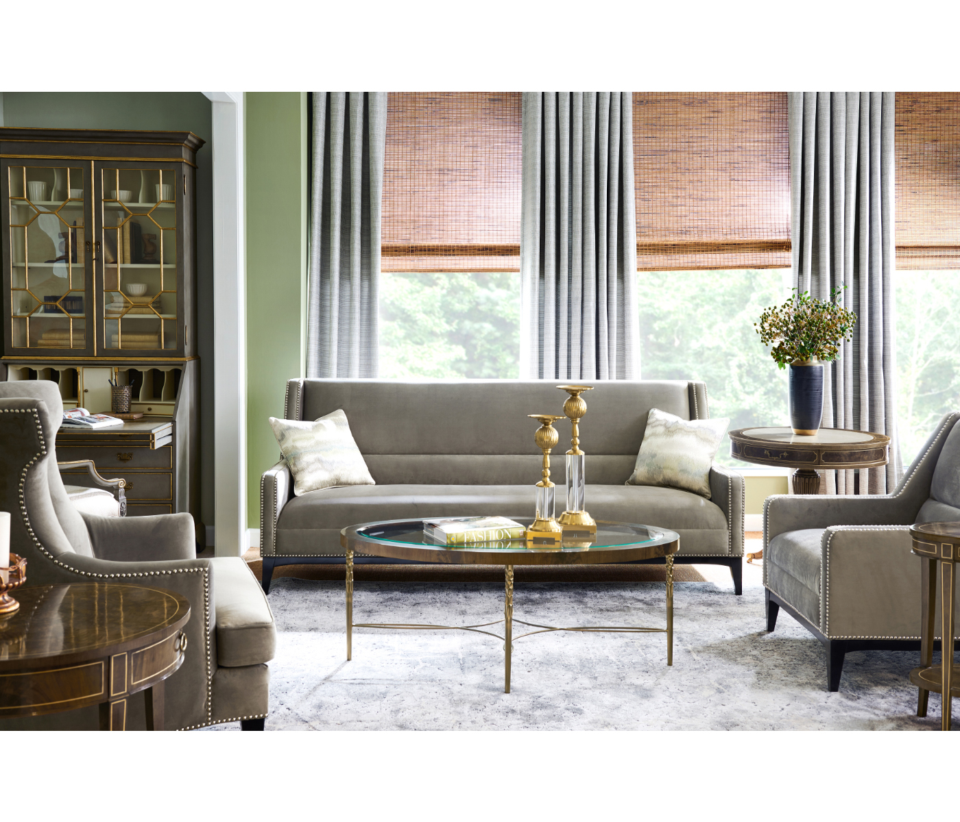 Kensington Shield Back Arm Chair