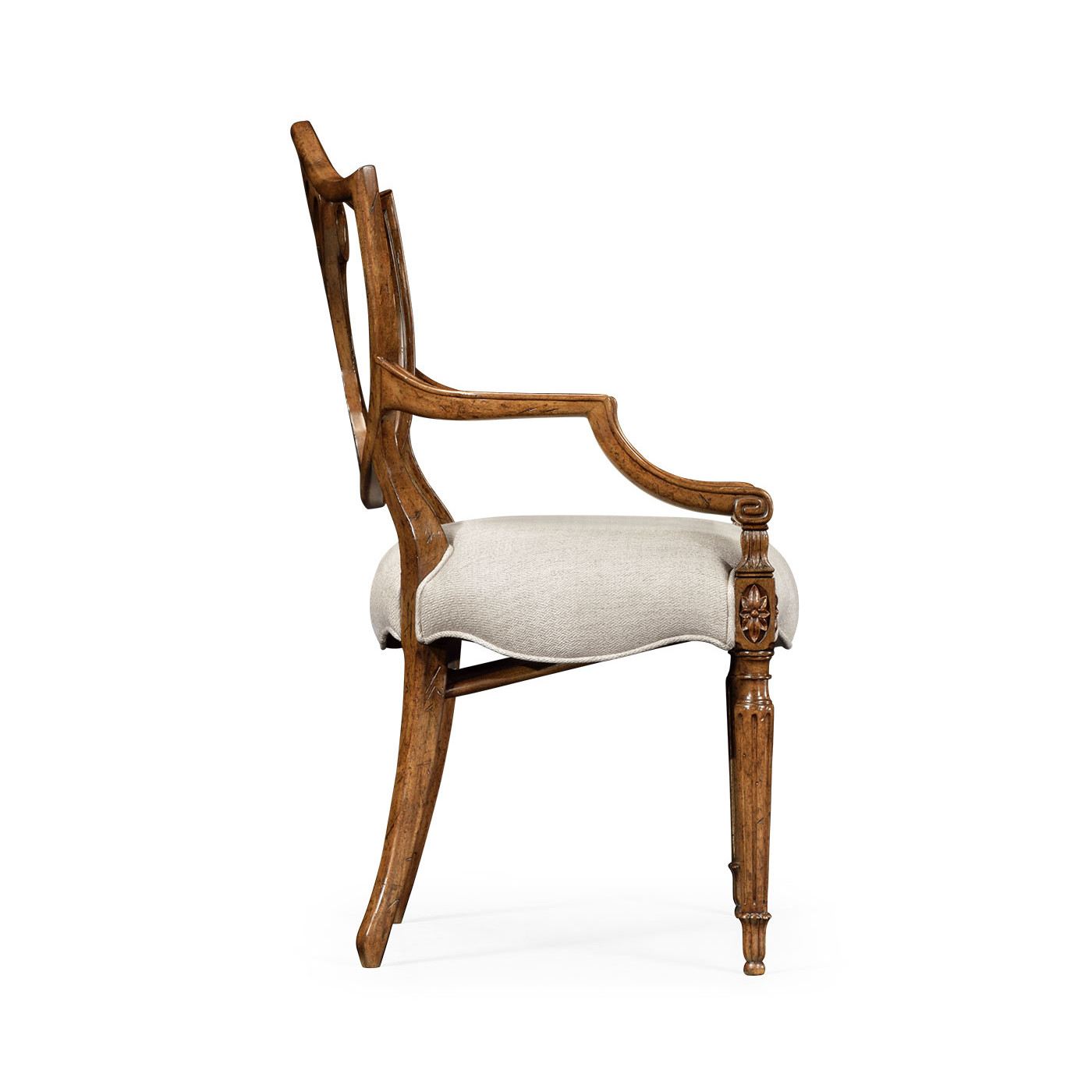 Brompton Shield Back Arm Chair