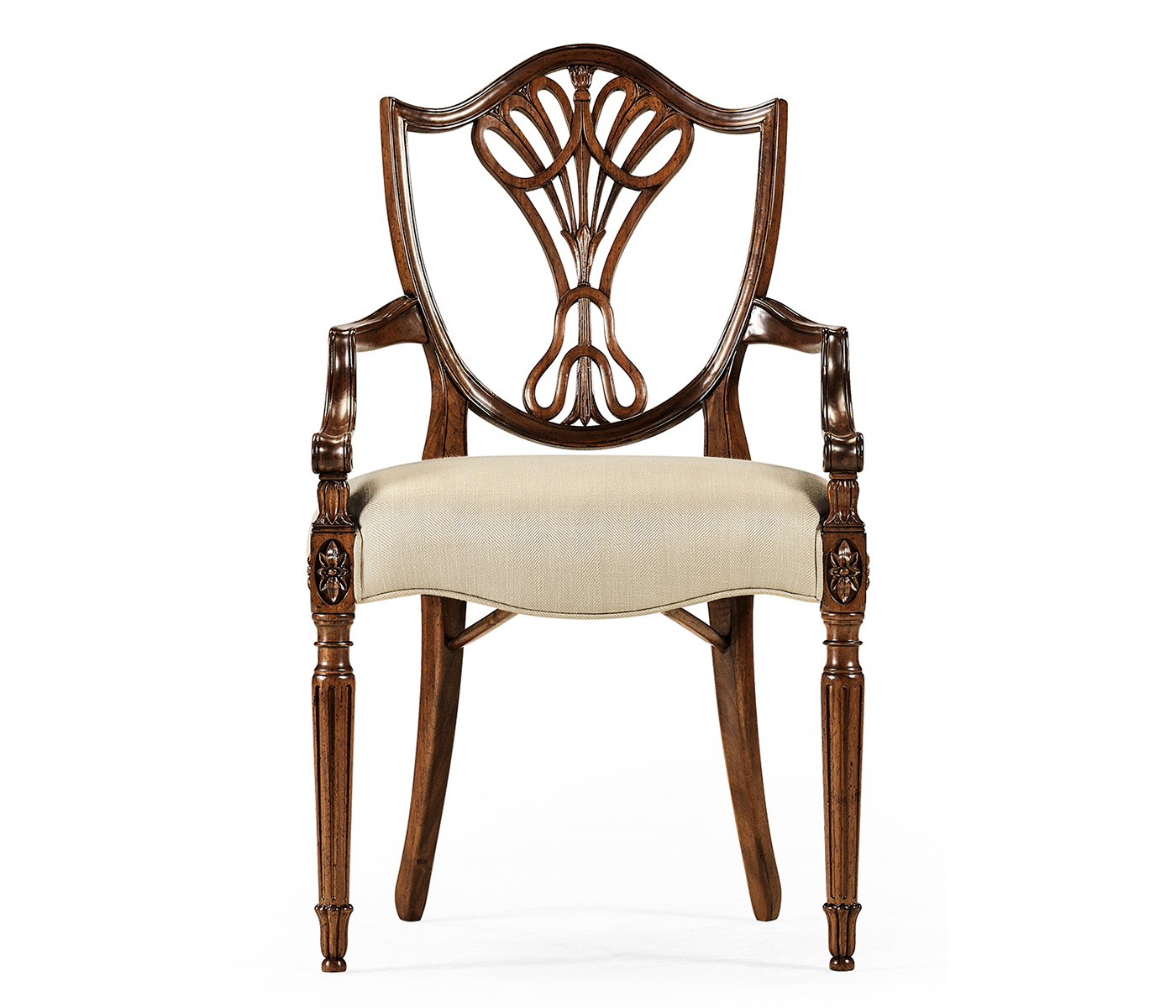 Buckingham Shield Back Arm Chair