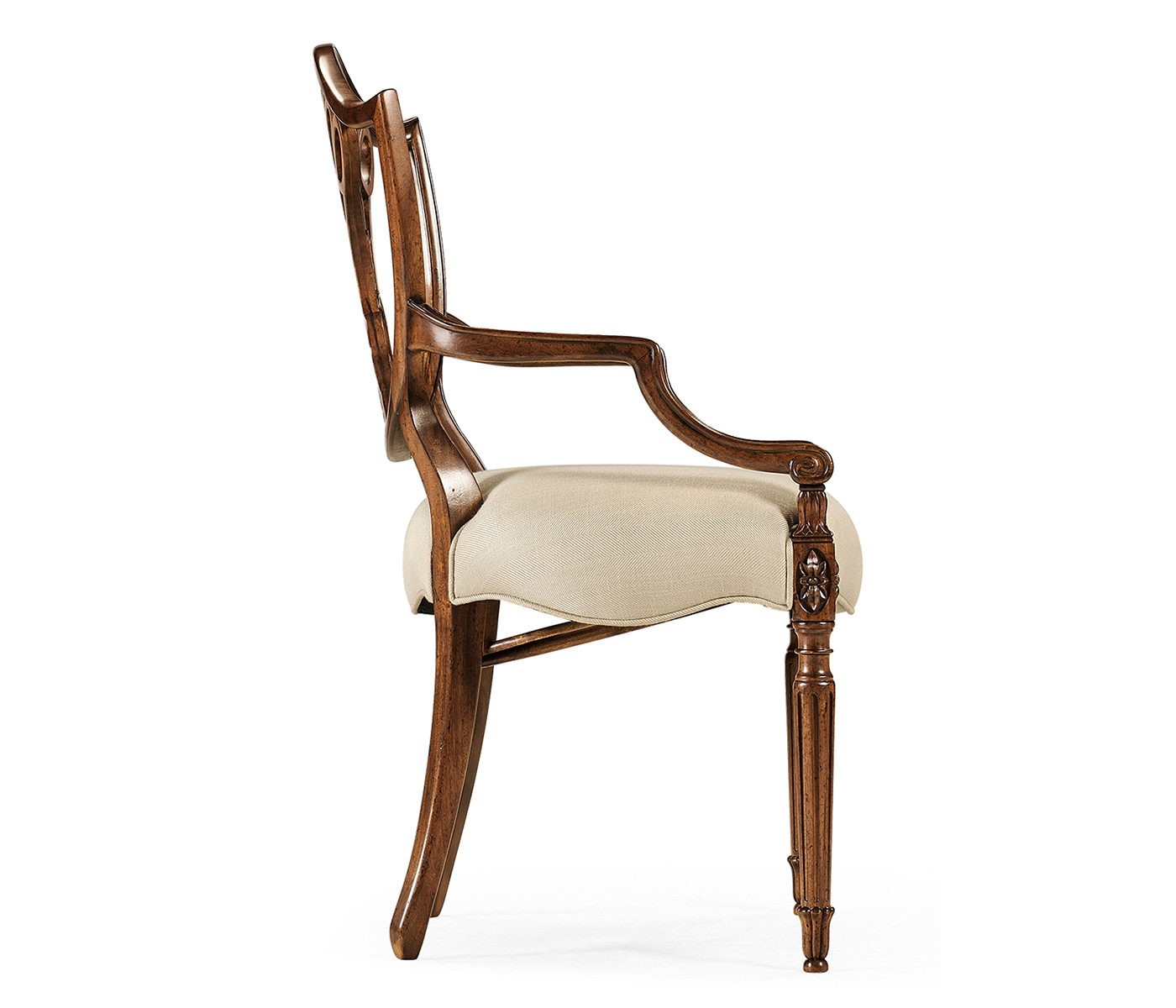 Buckingham Shield Back Arm Chair
