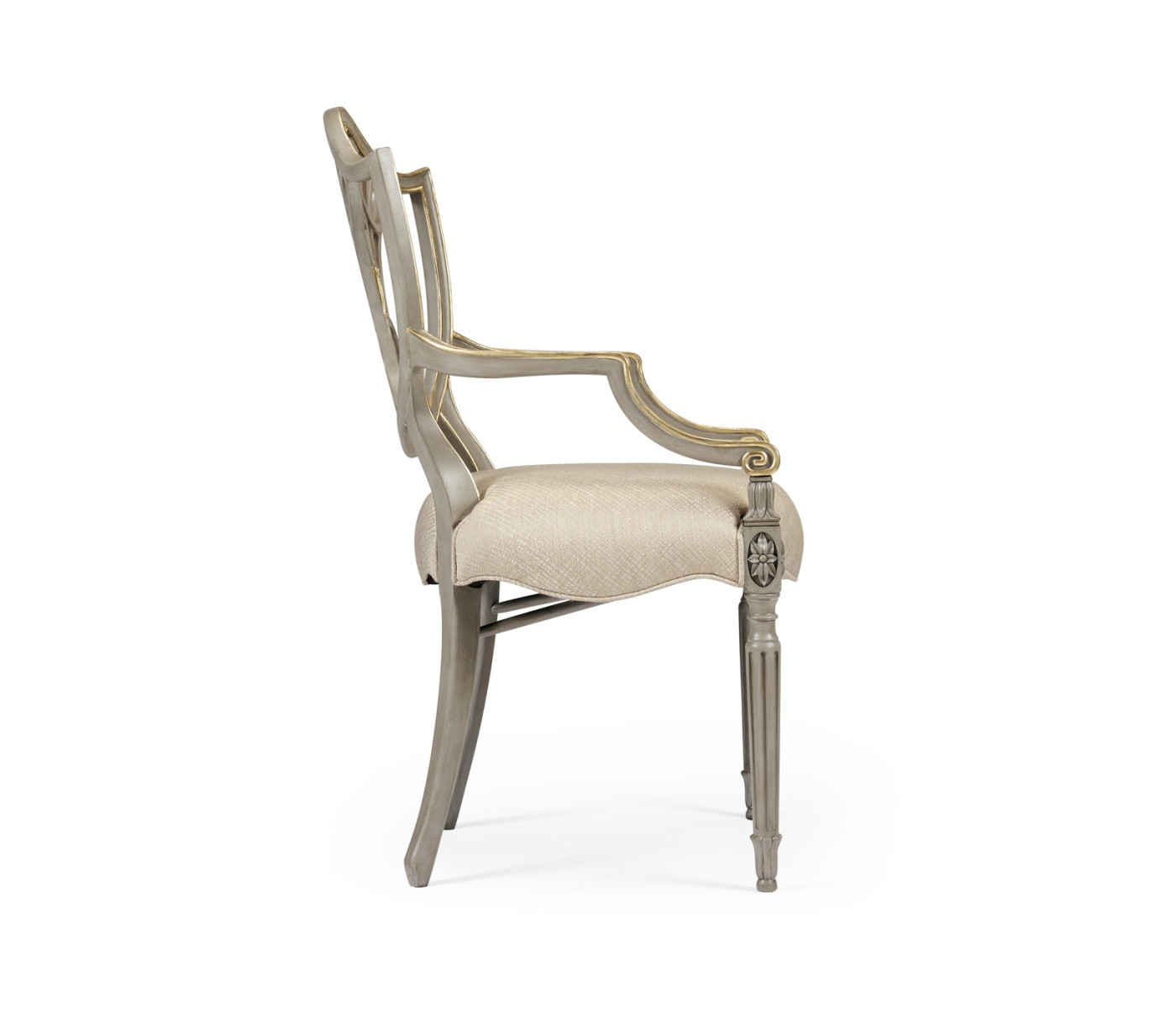 Buckingham Shield Back Arm Chair