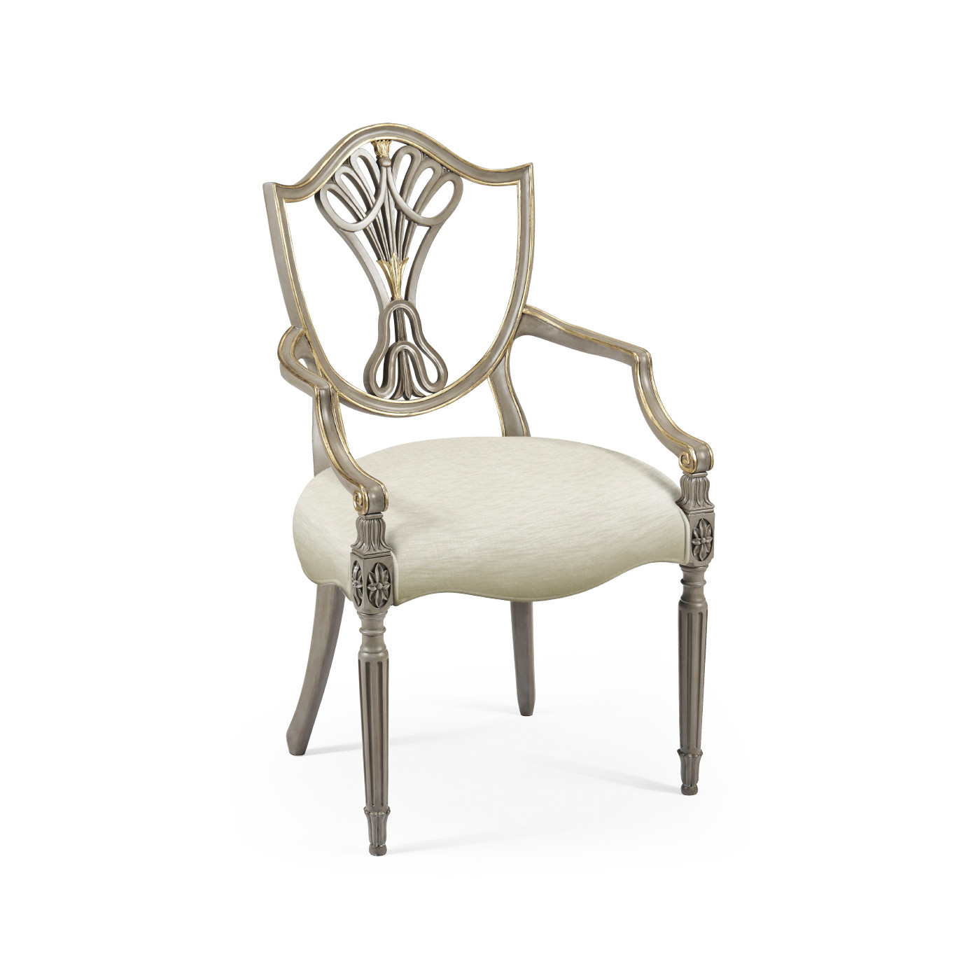 Buckingham Shield Back Arm Chair