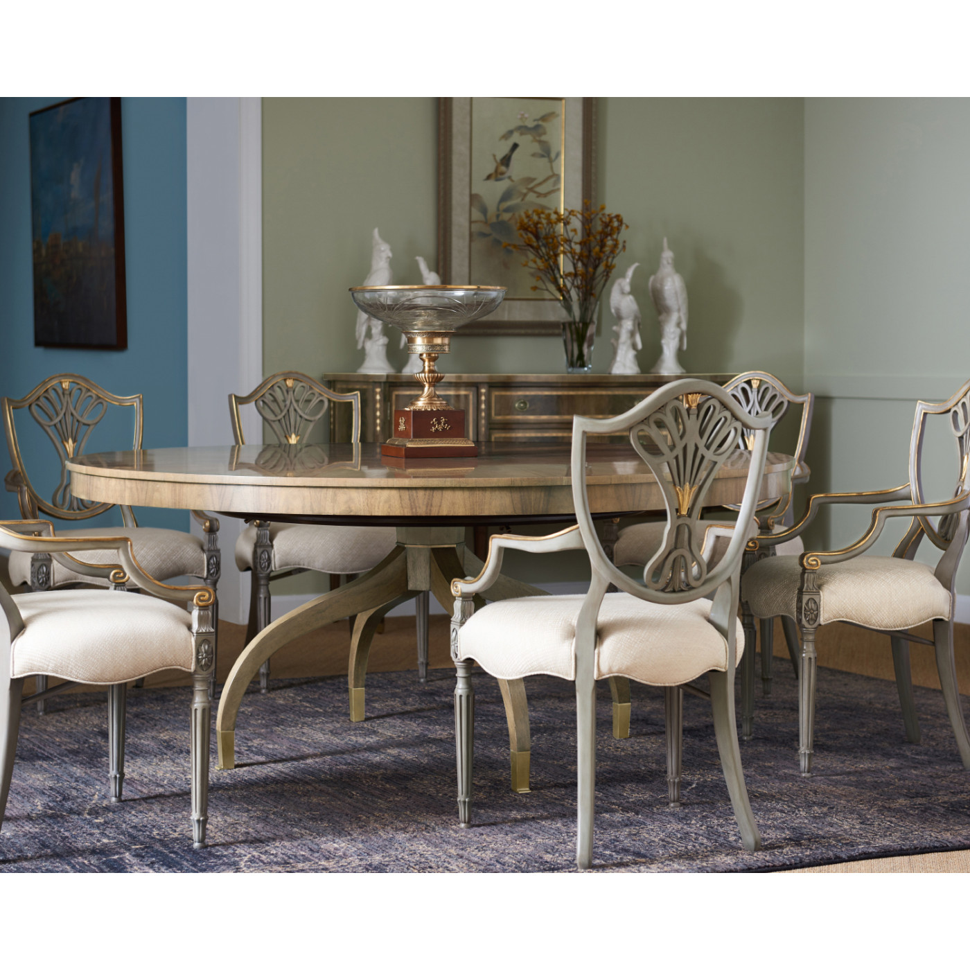 Buckingham Shield Back Arm Chair