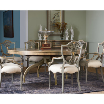 Buckingham Shield Back Arm Chair