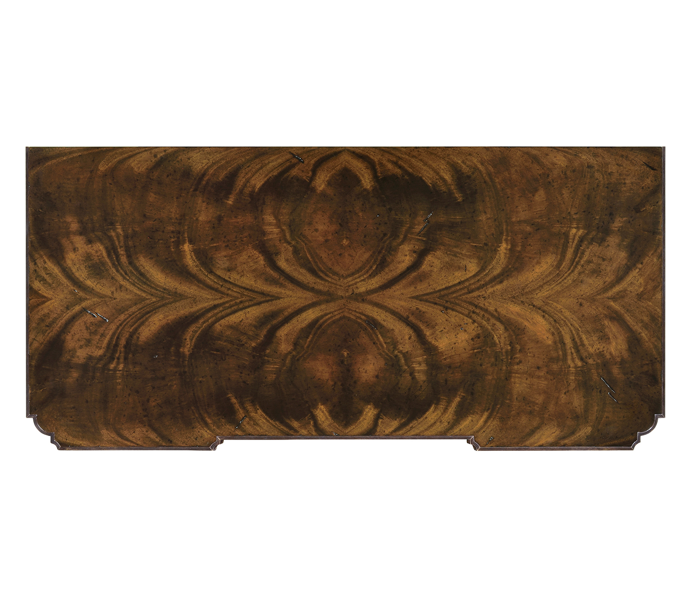 Brown Mahogany Chest of Three Drawers