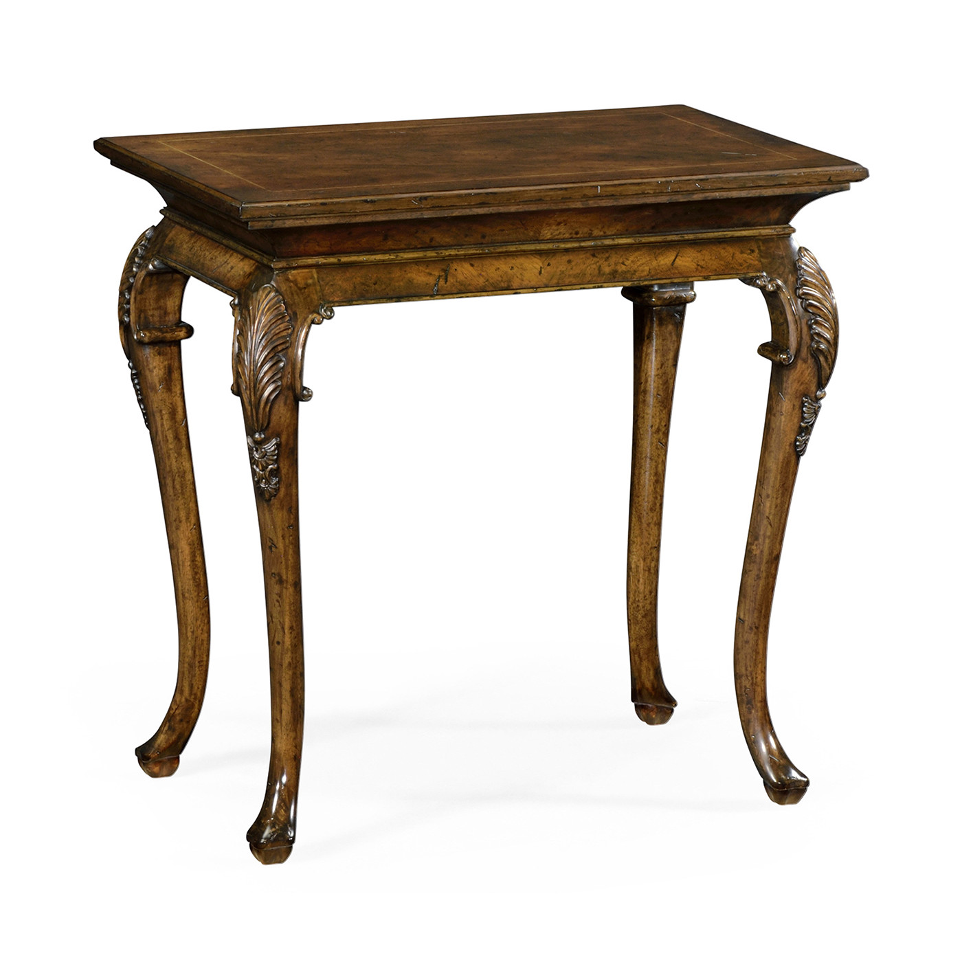 Small Brown Mahogany End Table