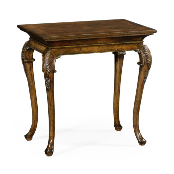Small Brown Mahogany End Table