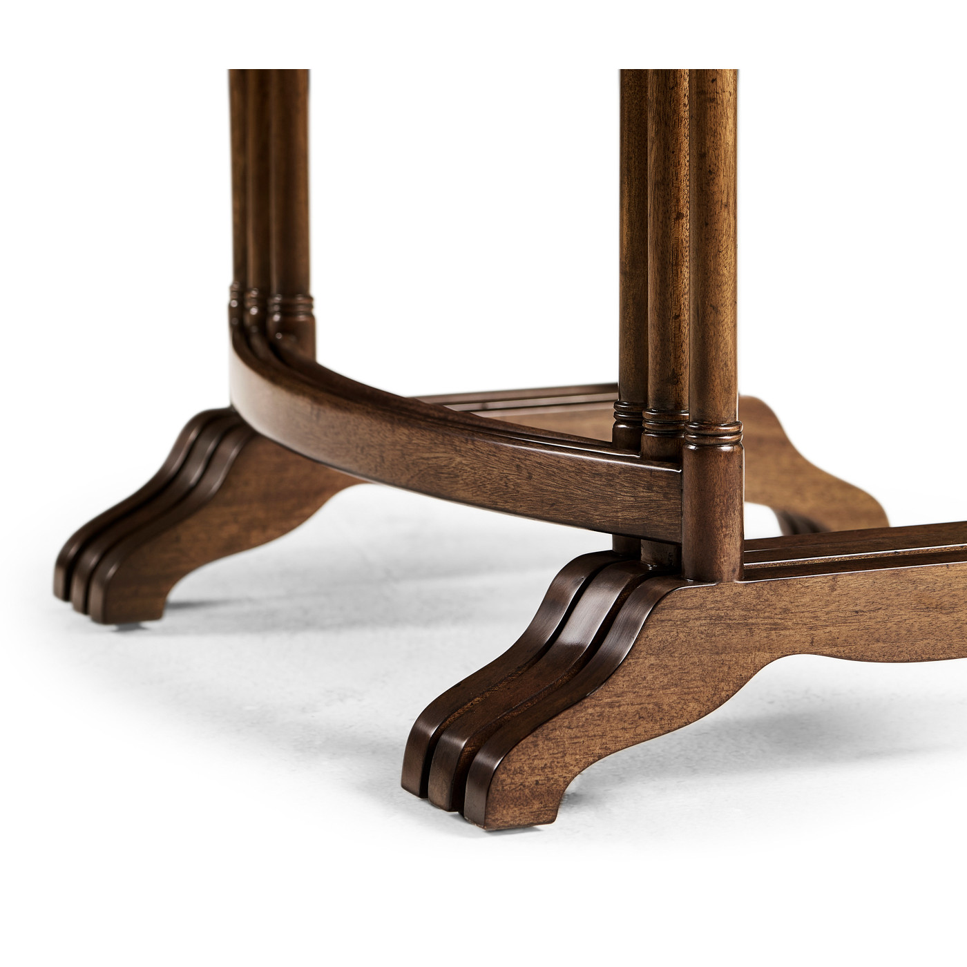 3 Nesting Tables with Faux Bone Inlay