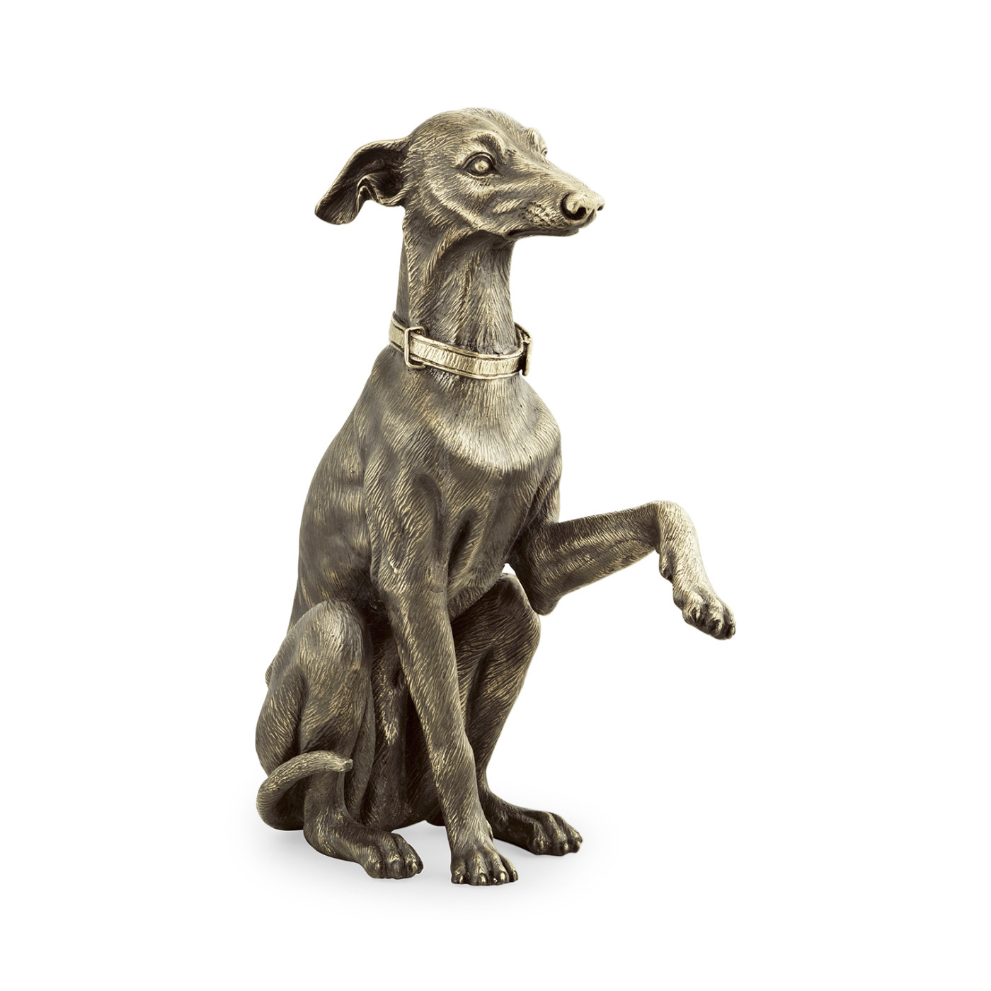 Light Brass Whippet Dog