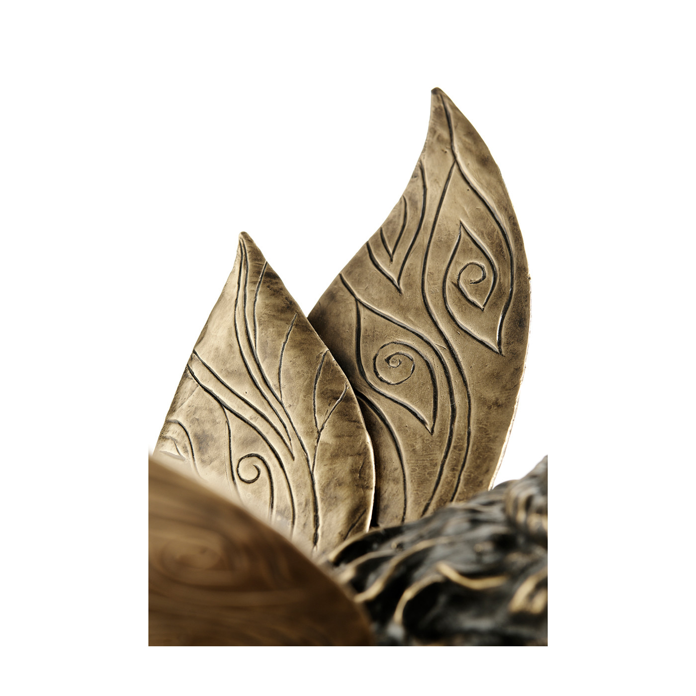 Antique Light Brown Brass Fairy