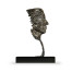 Antique Dark Bronze Mask Sculpture
