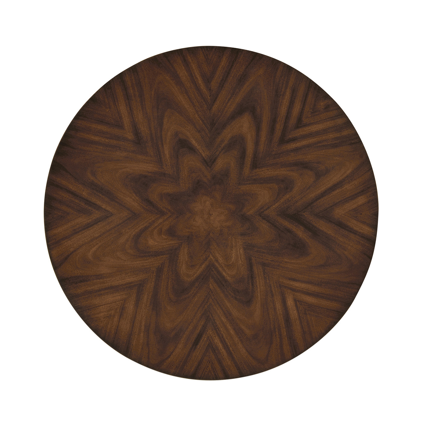 Small Round Dark Santos End Table