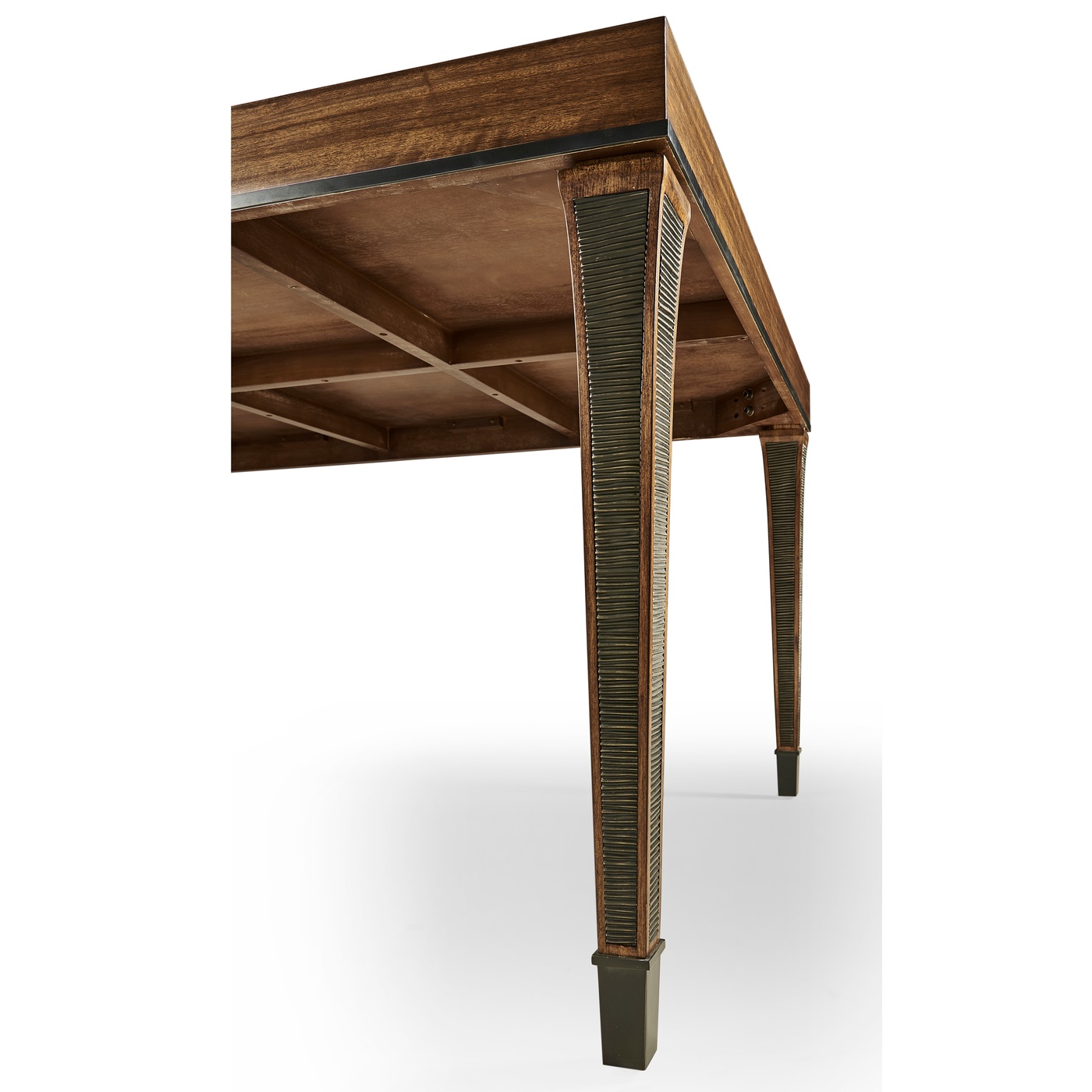 Rectangular Caledonian Daniella & Burl Walnut Dining Table 72