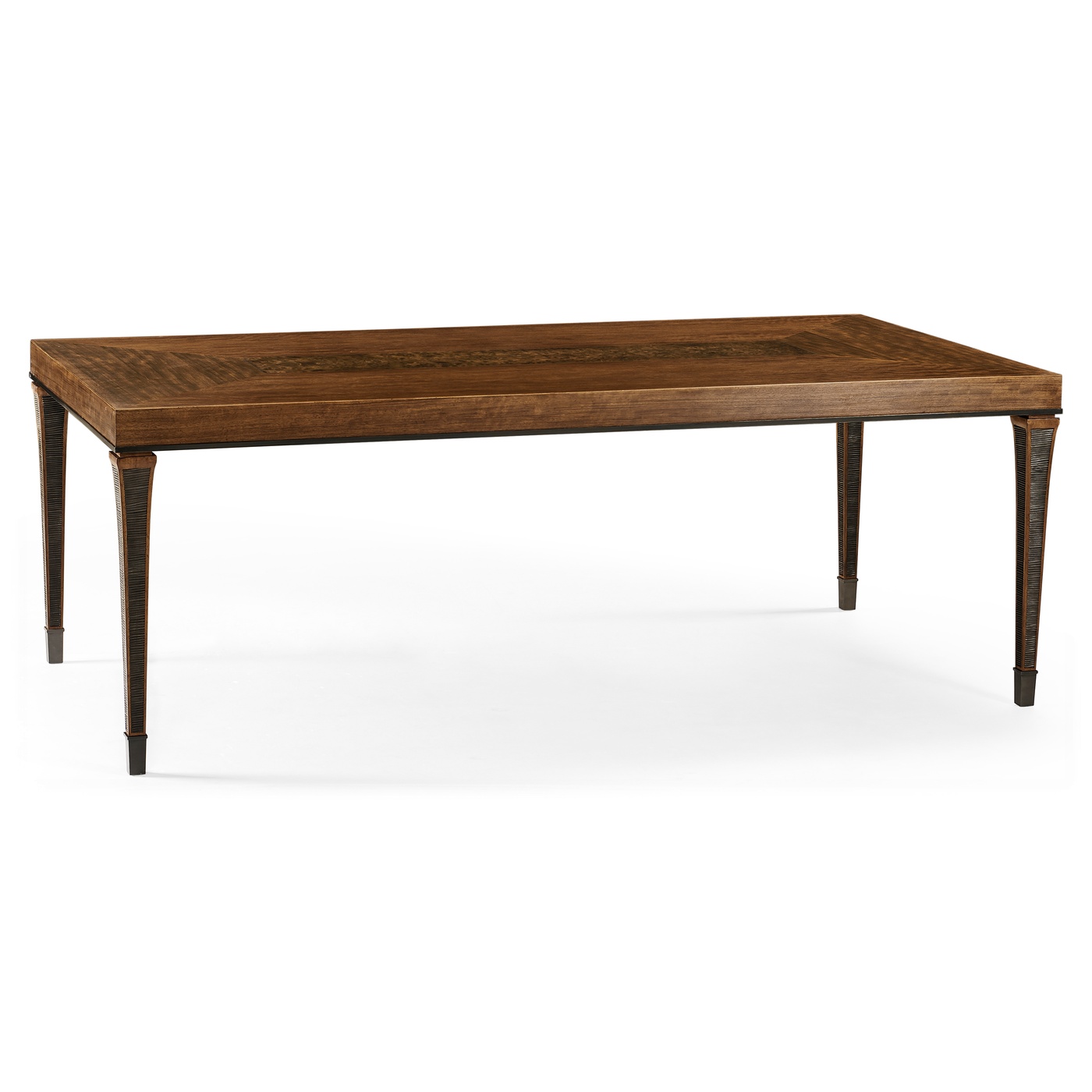 Rectangular Caledonian Daniella & Burl Walnut Dining Table 84