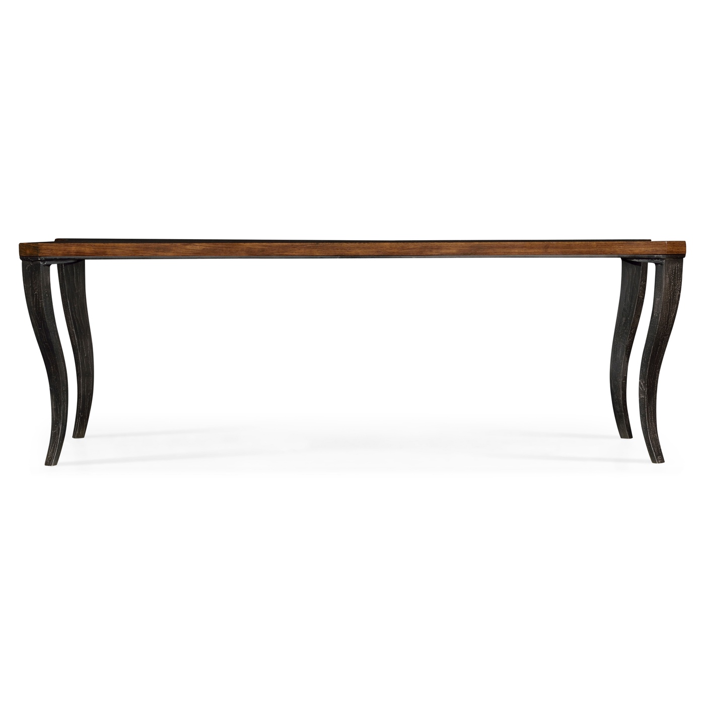 Large Square Curved Daniella & Burl Walnut Coffee Table