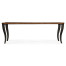 Large Square Curved Daniella & Burl Walnut Coffee Table