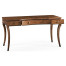 Inward Bow Front Daniella & Burl Walnut Desk