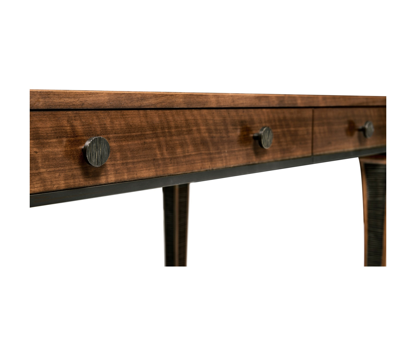 Rectangular Daniella & Burl Walnut Desk