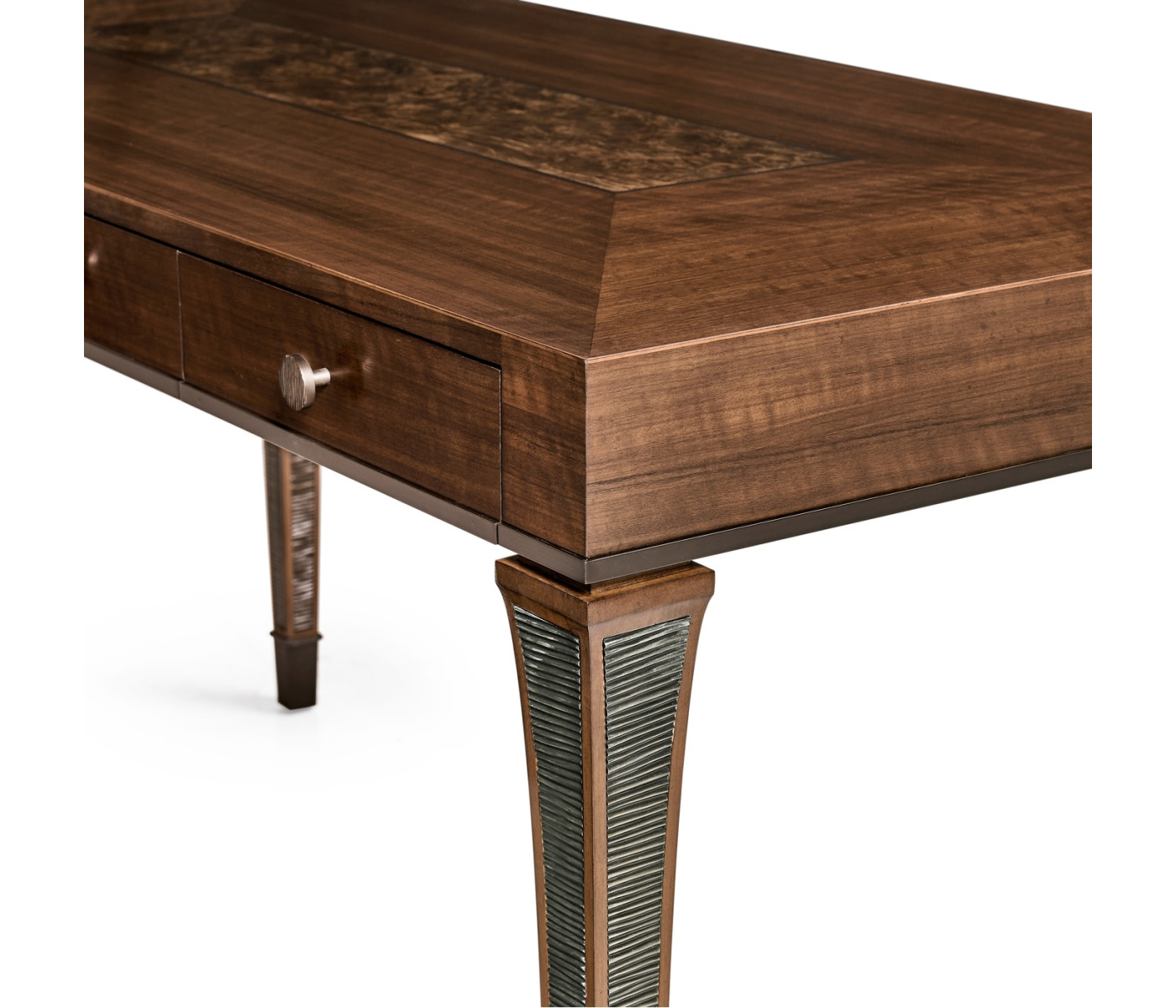 Rectangular Daniella & Burl Walnut Desk