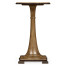 Small Round English Brown Oak Wine Table