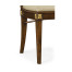 Open Back Bleached Crotch Walnut Dining Chair