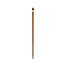 Mahogany Walking Stick with Brass Derby Topper