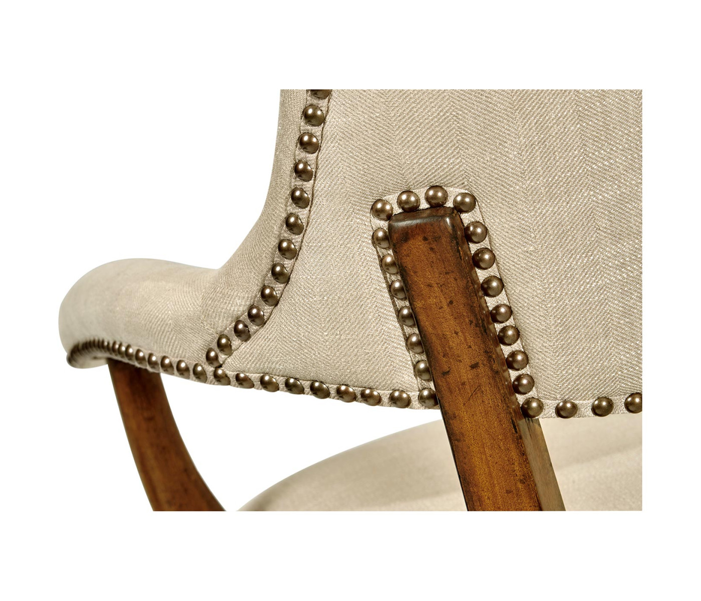 Walnut Library Arm Chair