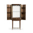 Handpainted on Light Gold Foil Drinks Cabinet