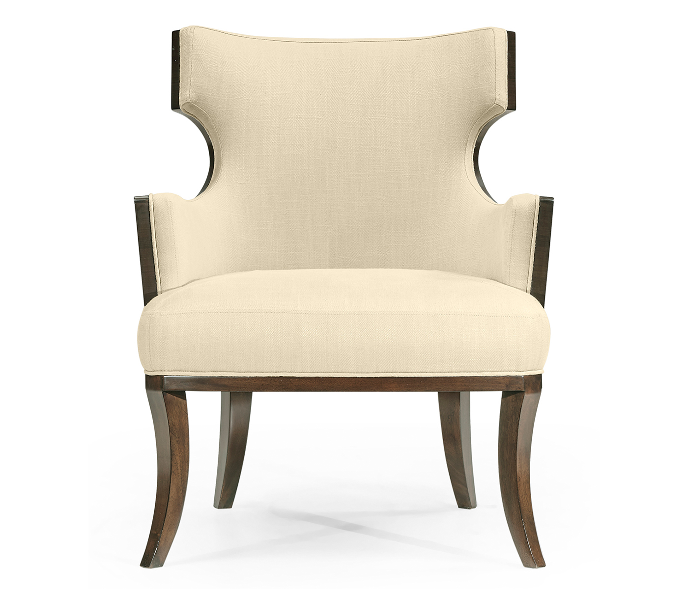 Dark Santos Winged Back Occasional Chair