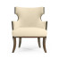 Dark Santos Winged Back Occasional Chair