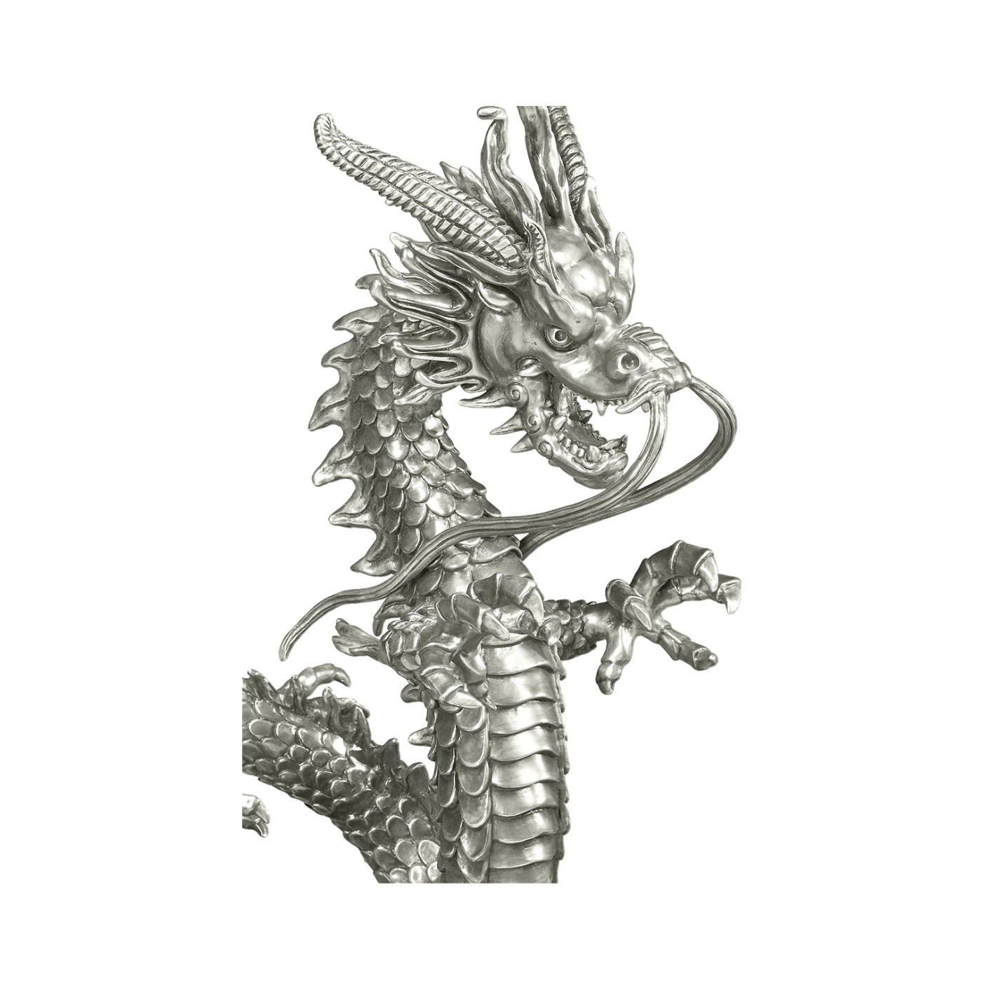 Antique Stainless Steel Dragon Statue