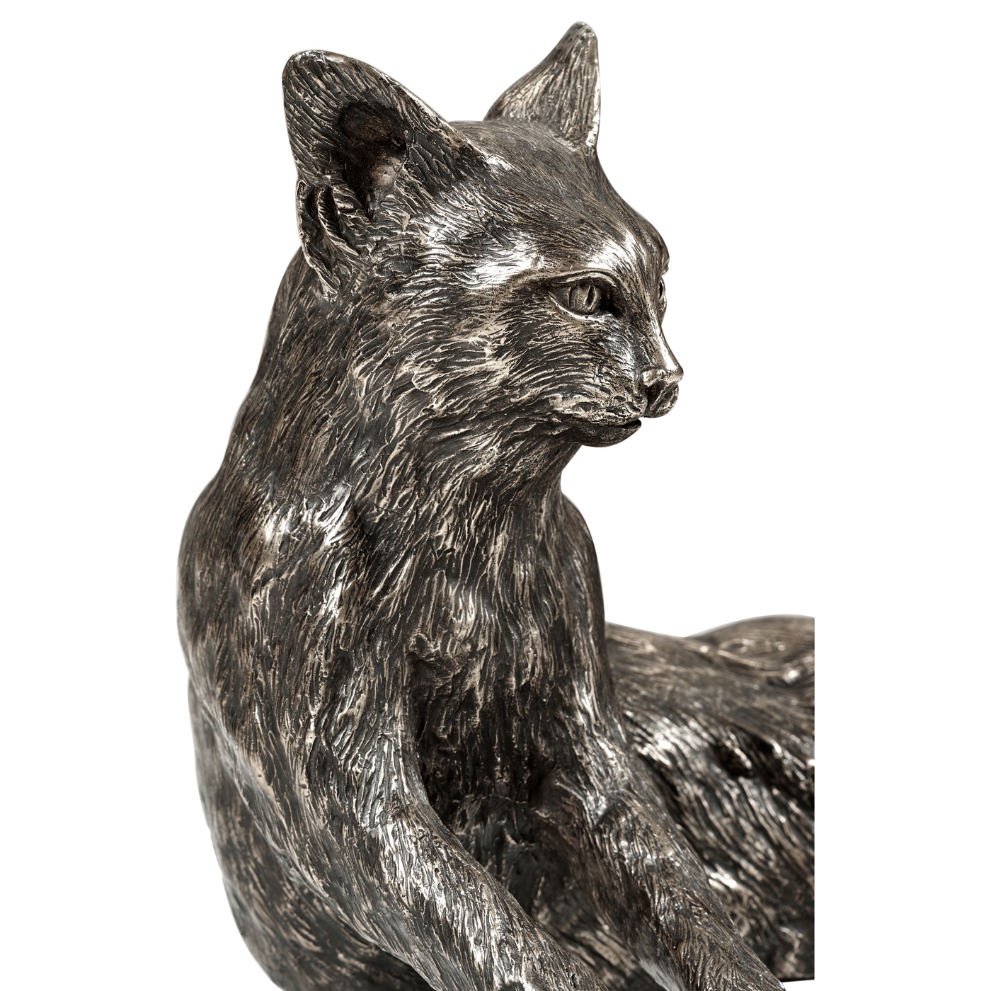 Antique Dark Bronze Cat