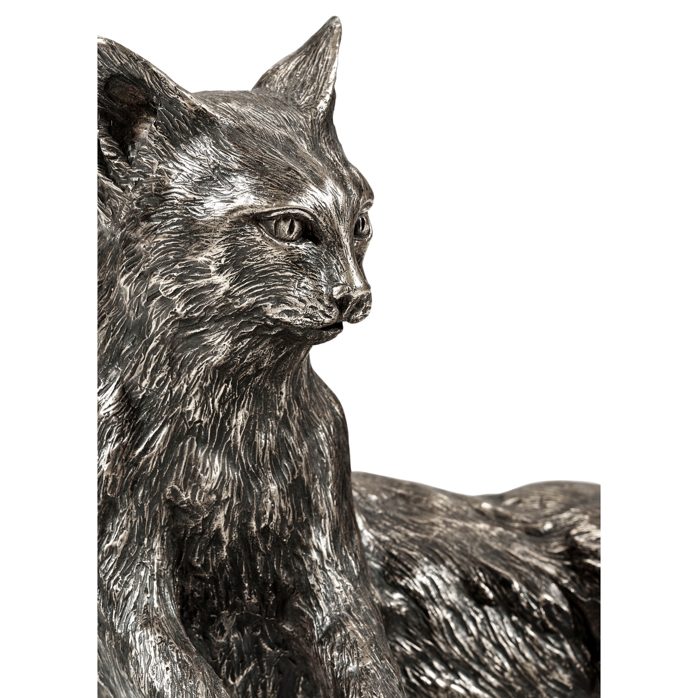 Antique Dark Bronze Cat