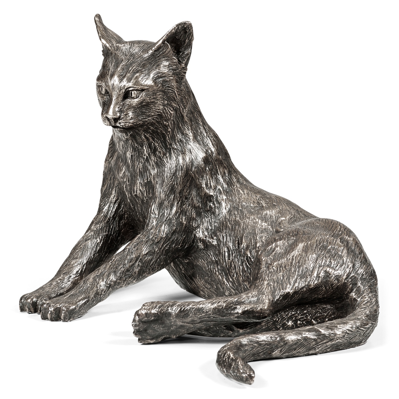 Antique Dark Bronze Cat