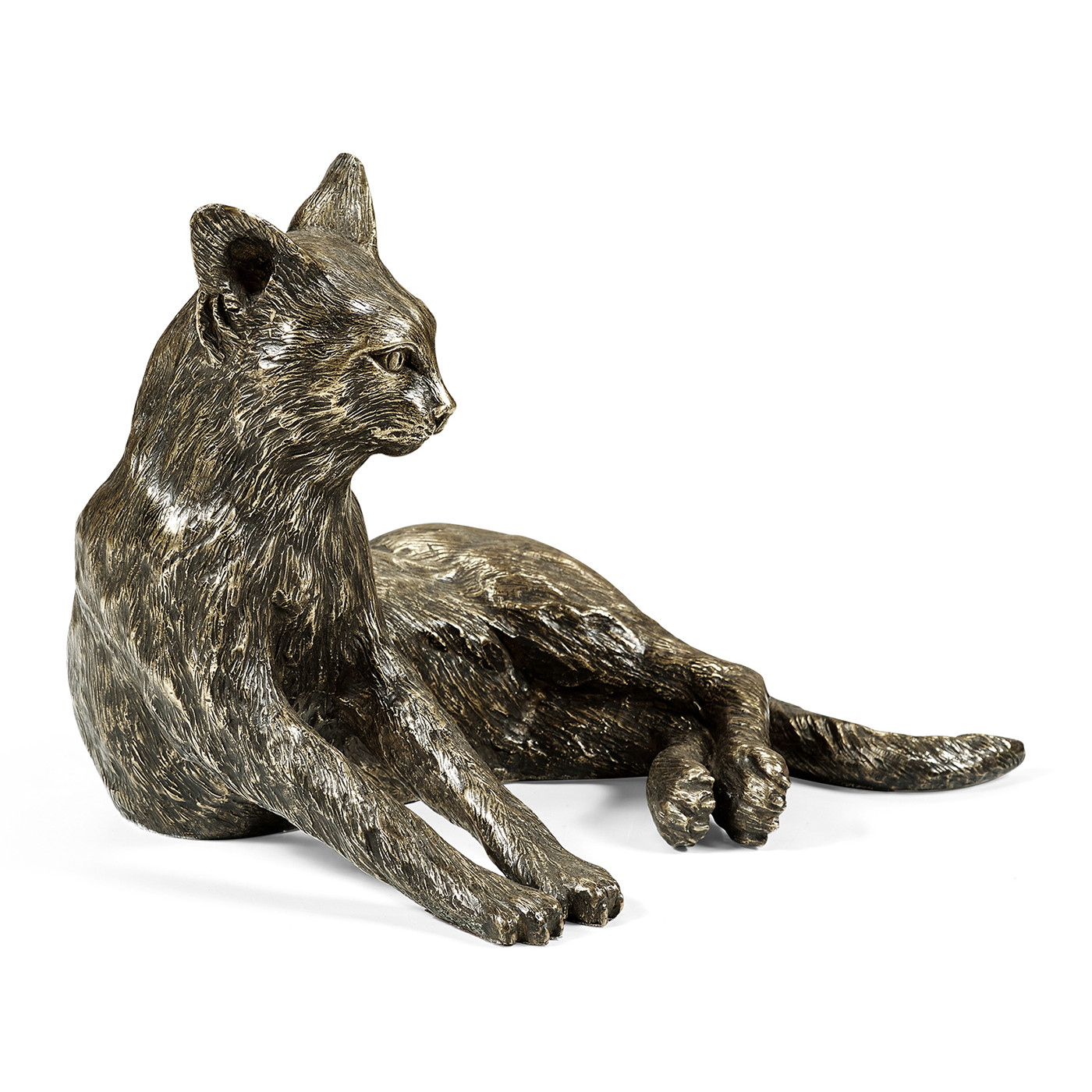 Antique Dark Bronze Cat